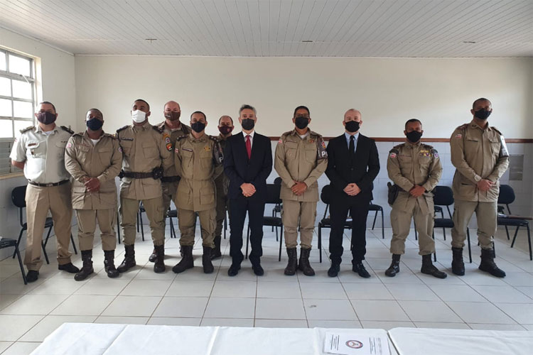 MP e PM debatem o combate ao tráfico de drogas em Livramento de Nossa Senhora