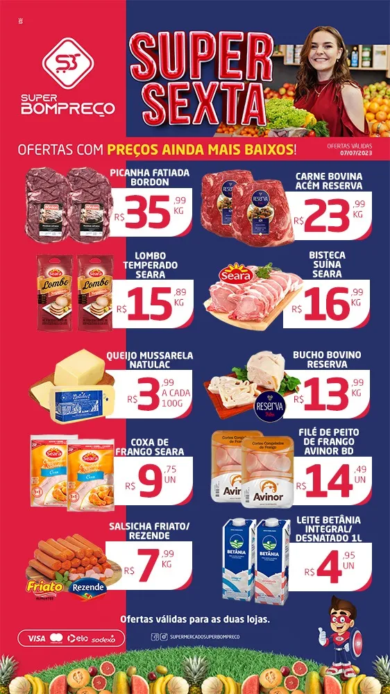 Confira as promoções no Supermercado Super Bom Preço em Brumado