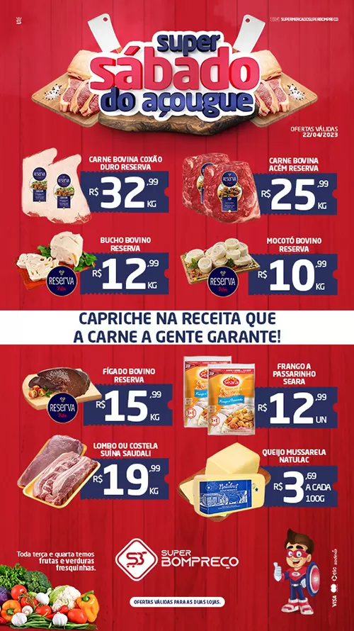 'Sábado do Açougue': Confira as promoções no Supermercado Super Bom Preço em Brumado