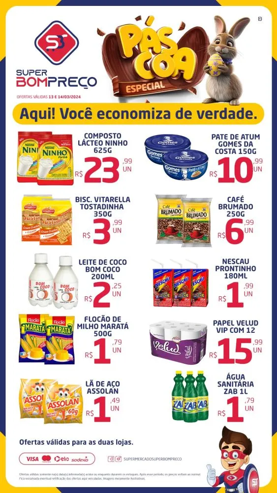 Confira as promoções no Supermercado Super Bom Preço em Brumado
