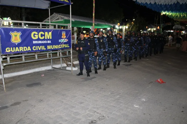 GCM leva efetivo de apoio a segurança no circuito do aniversário de Brumado