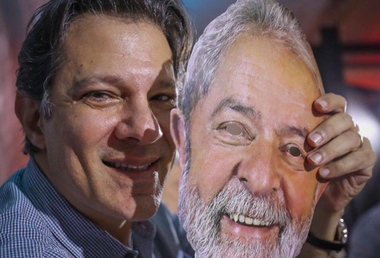 Lula passa por ?momento mais difícil? na prisão, diz Haddad