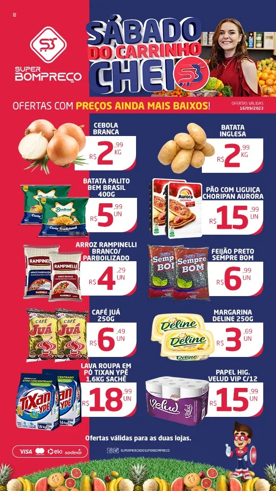 Confira as promoções no Supermercado Super Bom Preço em Brumado