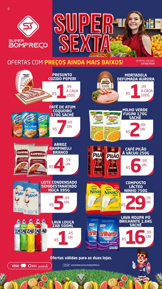 Confira as promoções no Supermercado Super Bom Preço em Brumado