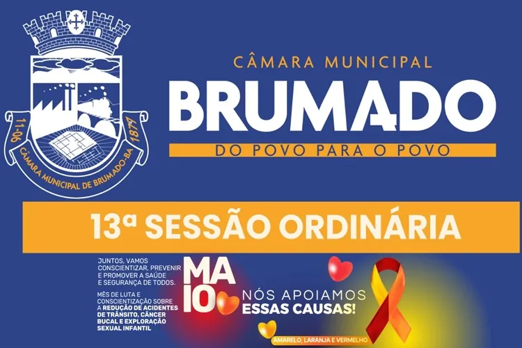 AO VIVO: 13ª Sessão Ordinária da Câmara de Vereadores de Brumado