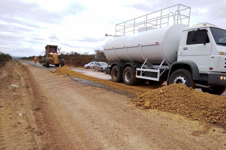 Chapada Diamantina: Obras de recuperação da BA-148 se aproximam do município de Abaíra
