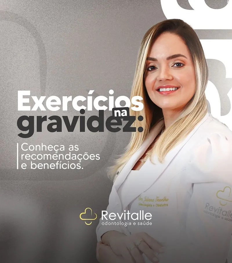 Revitalle destaca a importância da prática de exercícios físicos durante a gravidez