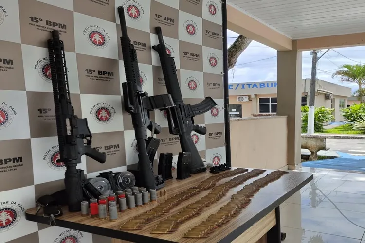 Fuzil e duas espingardas são apreendidas em Itabuna