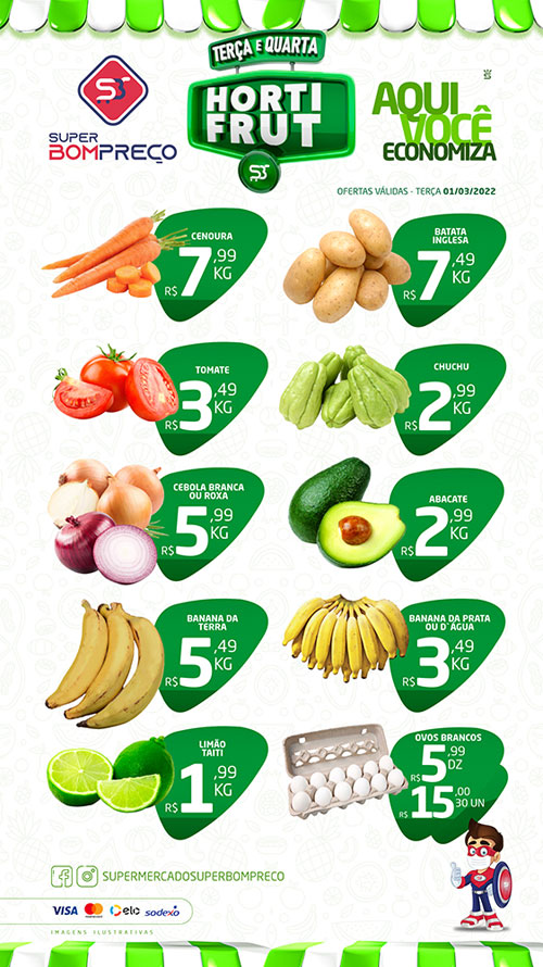 'Terça Verde': Confira as promoções no Supermercado Super Bom Preço em Brumado
