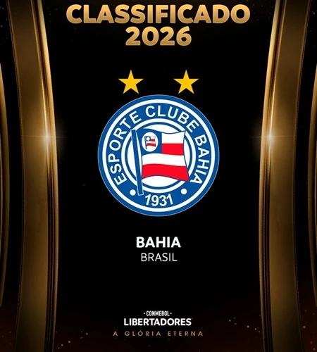 Bahia garante vaga na Libertadores 2026