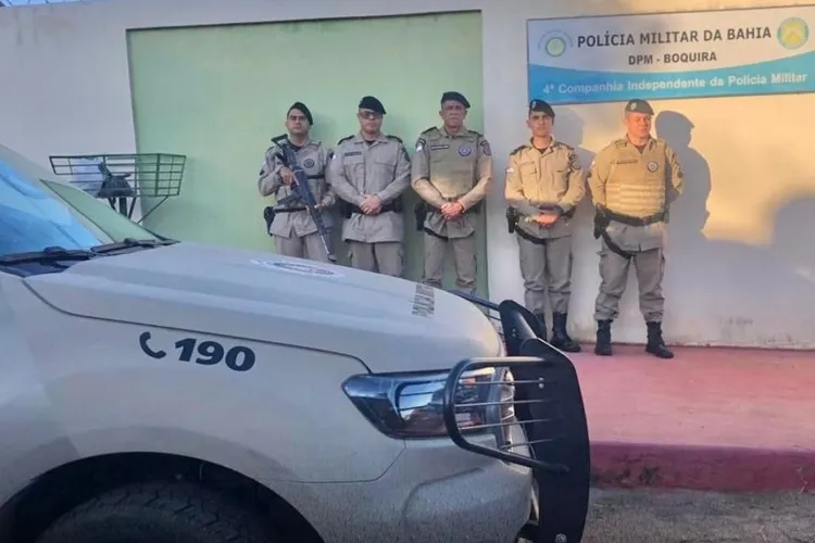 Comandante da 4ª CIPM realiza visita de inspeção na sede do pelotão de Boquira
