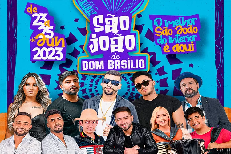 Com várias atrações, Dom Basílio prepara São João para celebrar 60 anos de emancipação