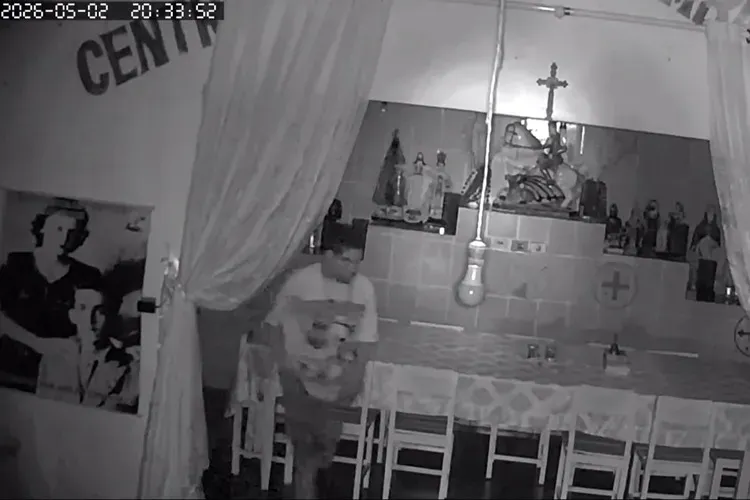 VÍDEO: Homem é indiciado após invadir e furtar centro de Umbanda em Guanambi