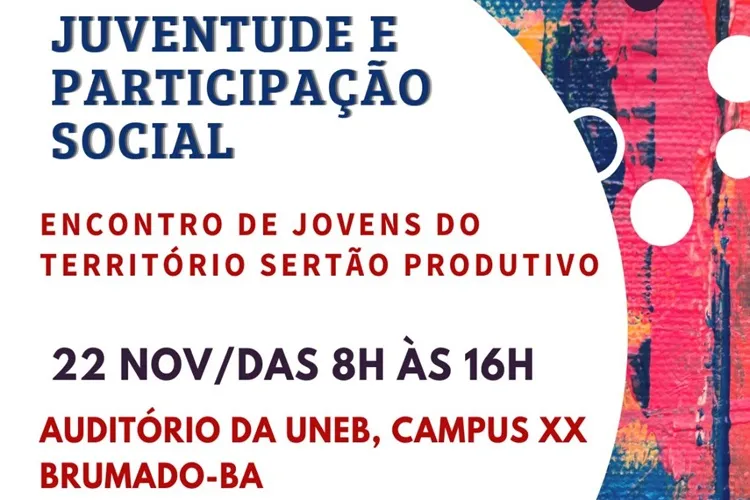 Brumado sediará encontro de jovens visando conhecimento e politização social