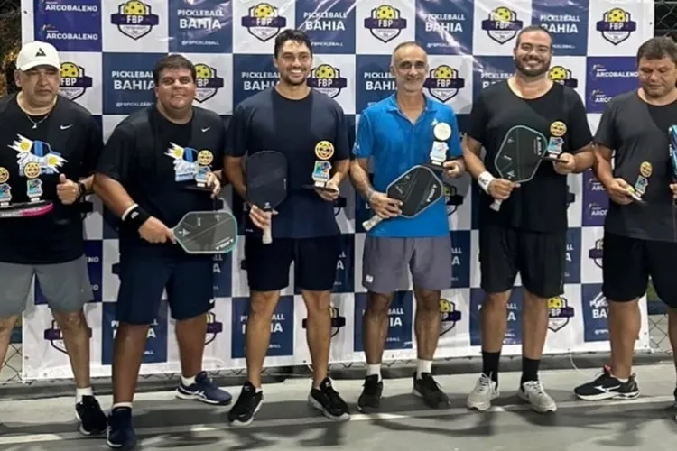 Brumado conquista seis medalhas na estreia do Campeonato Baiano de Pickleball