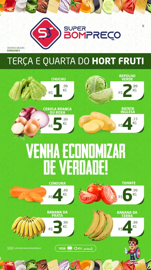 Confira as promoções no Supermercado Super Bom Preço em Brumado