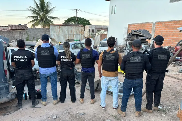Polícia Civil estoura desmanche clandestino e prende quatro suspeitos em Seabra