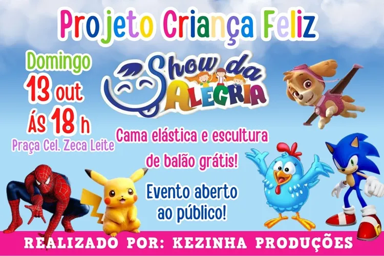 Kezinha Produções realiza oitava edição do projeto Criança Feliz em Brumado