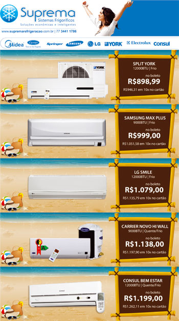 Garantia de uma instalação perfeita é na Suprema Refrigeração