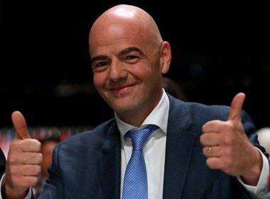 Gianni Infantino é o novo presidente da Fifa