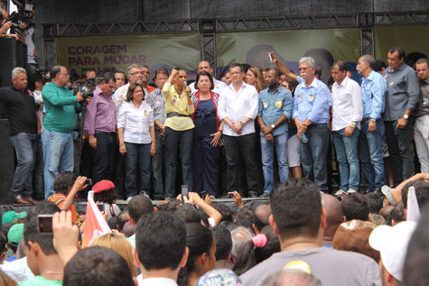 Eleições 2014: Marina Silva passa como furacão por Brumado