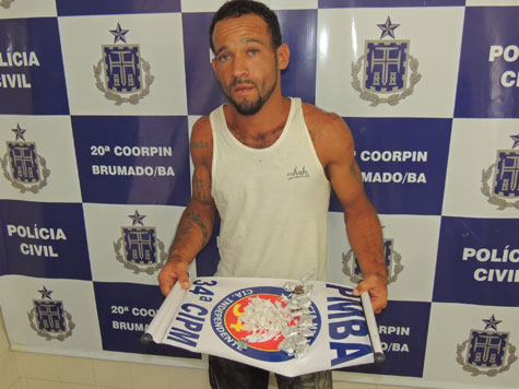 Brumado: Polícia detém homem por tráfico de drogas