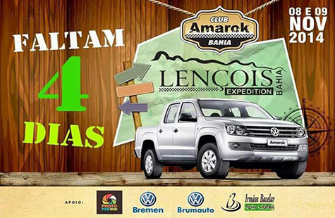 Amarok Expedition Lençóis tem início no próximo sábado (08)