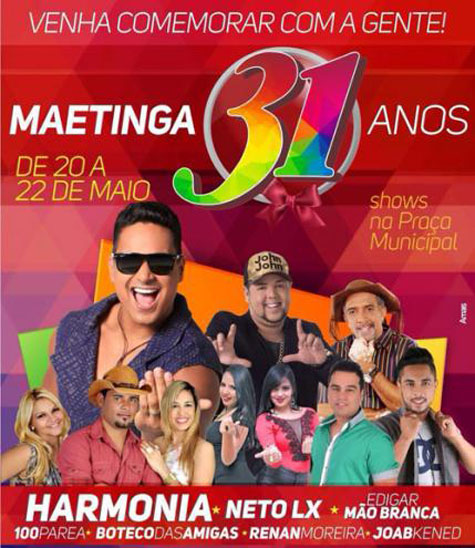 Em crise hídrica, prefeitura de Maetinga gasta mais de R$ 250 mil com aniversário da cidade