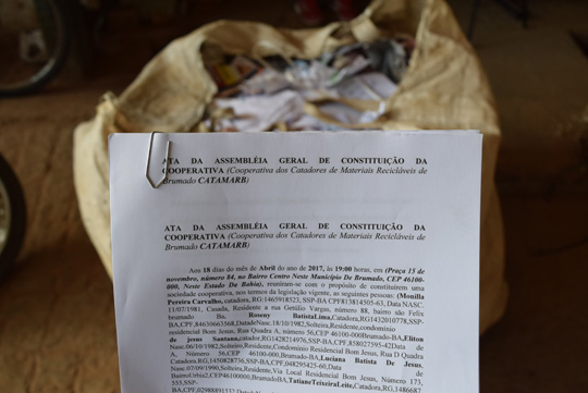Brumado: Cooperativa de reciclagem passa por processo de legalização