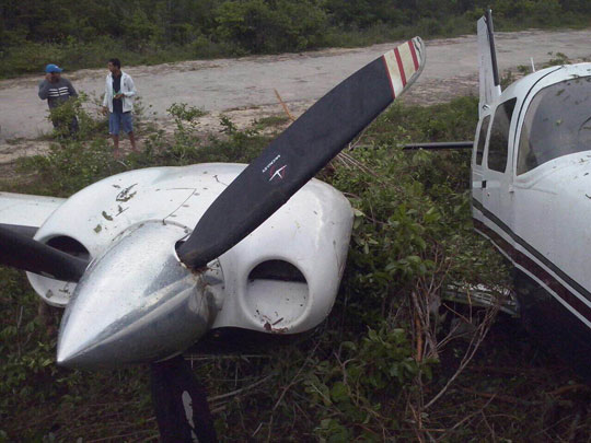 Avião particular de empresários brumadenses faz pouso forçado no Ceará