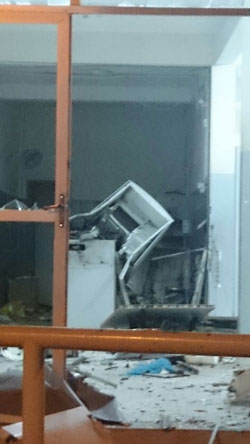 Ibicoara: Bandidos fortemente armados explodem agência do Bradesco