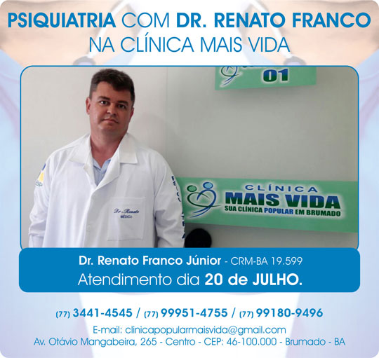 Psiquiatria na Clínica Mais Vida em Brumado