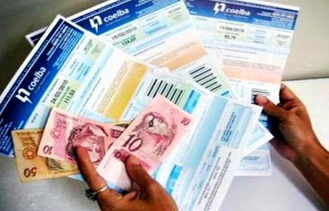 Bahia: Contas de energia terão reajuste de 15,35% a partir do dia 22 de abril