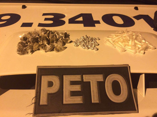 Polícia Militar realiza operação em toda cidade de Brumado e apreende drogas