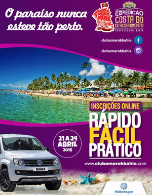 Expedição Costa do Descobrimento acontece entre os dias 21 a 24 de abril