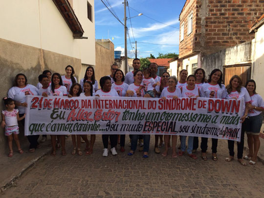 No Dia Internacional da Síndrome de Down, mãe brumadense homenageia a filha