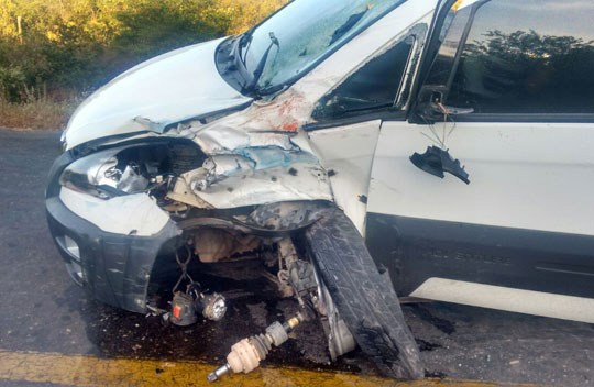 Ituaçu: Mulher morre na BA-142 após ter a motocicleta lançada fora da pista