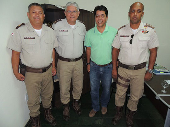 Lagoa Real recebe o comandante da 94ª CIPM