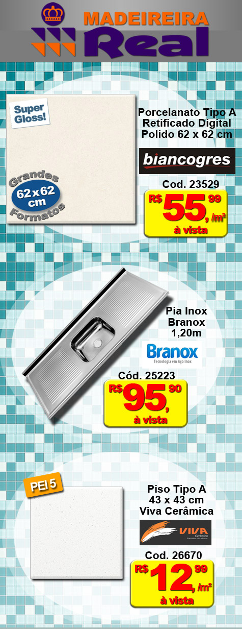 Neste mês tem promoção na Madeireira Real em Brumado