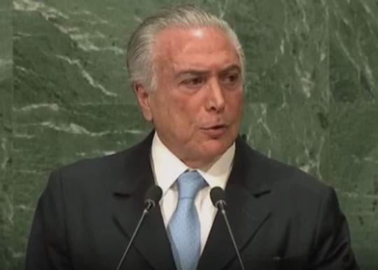 Impeachment respeitou a Constituição, diz Temer