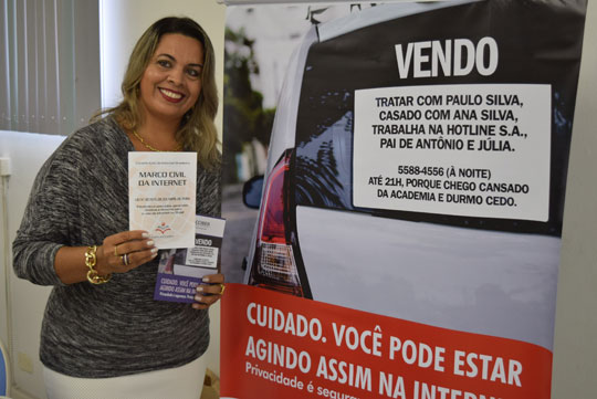 Núcleo de combate a crimes cibernéticos aplica instrução preventiva para estudantes de Brumado