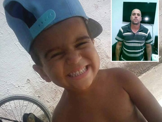 Pai que matou o filho por não comer foge e avisa família que tem medo de morrer