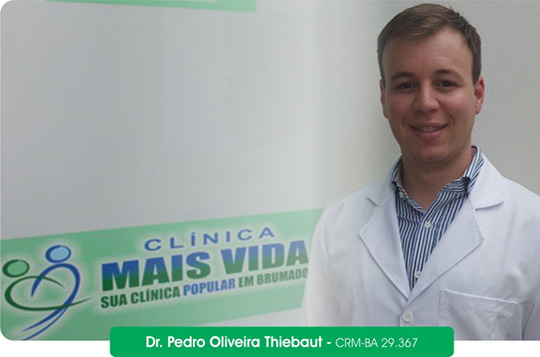 Cirurgião Pedro Oliveira Thiébaut, entra para quadro clínico da Clínica Mais Vida