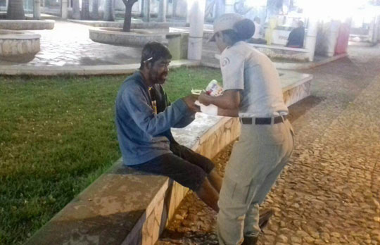Polícia Militar realiza ação de solidariedade em Brumado