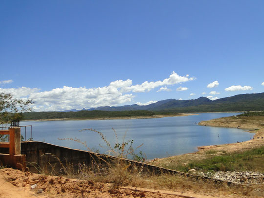 Rio de Contas: Nível da Barragem Luís Vieira diminui após quatro meses de estiagem