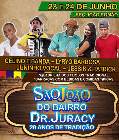 Associação confirma realização do São João no Bairro Dr. Juracy em Brumado
