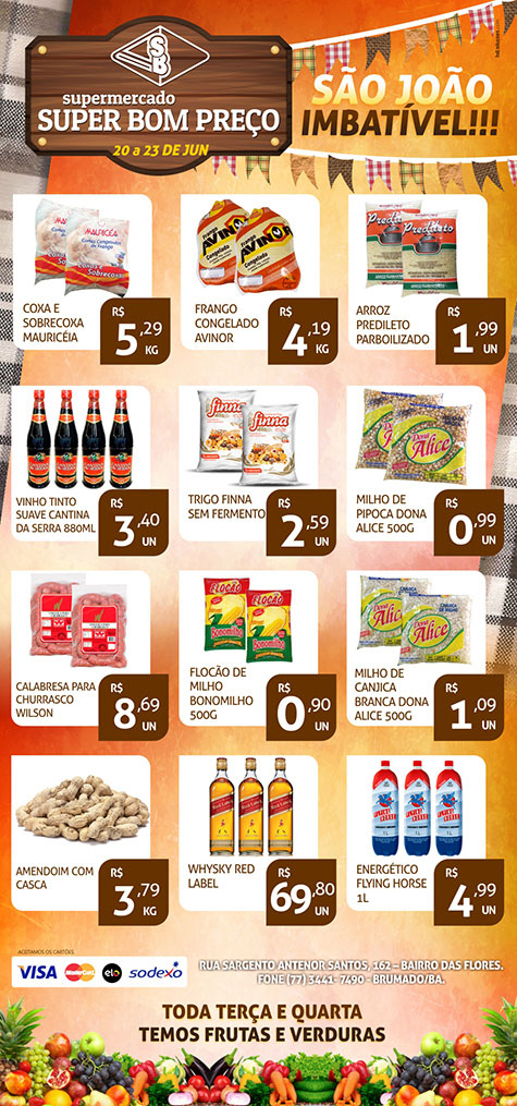 Brumado: São João imbatível no Supermercado Super Bom Preço