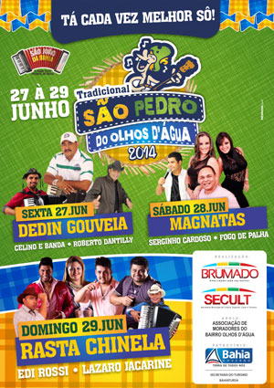 Brumado: São Pedro do Bairro Olhos D'água marcará três dias de festa