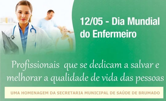 Brumado: Secretaria de Saúde parabeniza enfermeiros pela passagem do seu dia