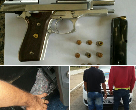 Polícia Rodoviária prende indivíduos armados durante abordagem em Tanhaçu